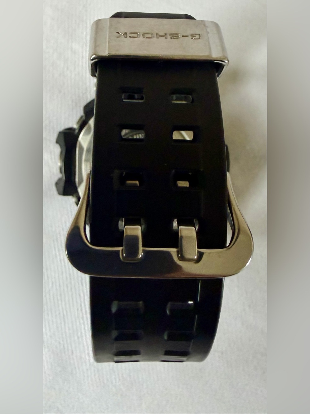 Casio Black Digital G-Shock Multi-Band 6 Watch with Red Accent - Picture 4 of 5
